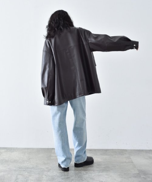 DRESSTERIOR(ドレステリア)/CODE A ｜ faux leather blouson/img16