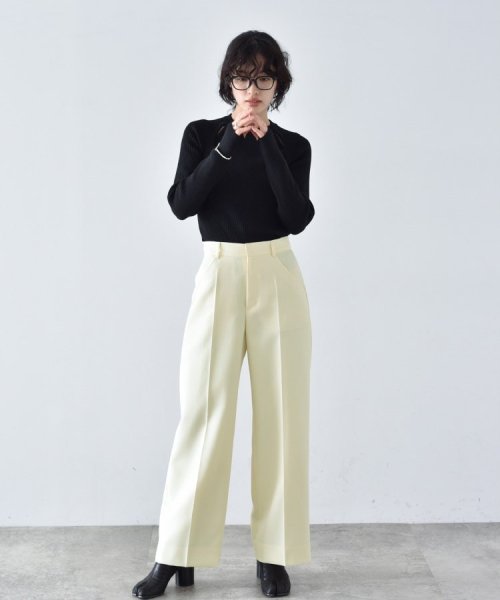 DRESSTERIOR(ドレステリア)/CODE A | high waist trousers/img04