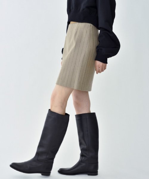 DRESSTERIOR(ドレステリア)/CODE A ｜ wool stripe mini skirt/img06