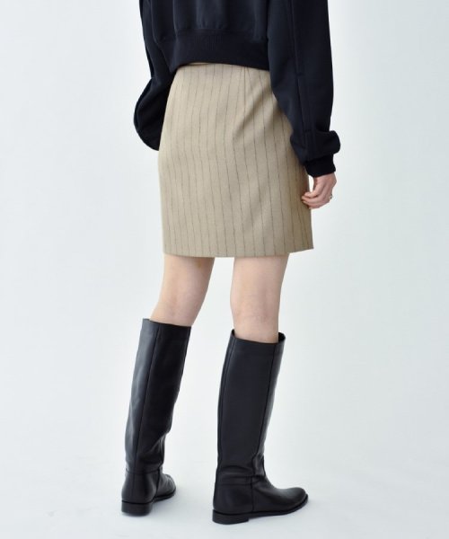 DRESSTERIOR(ドレステリア)/CODE A ｜ wool stripe mini skirt/img07