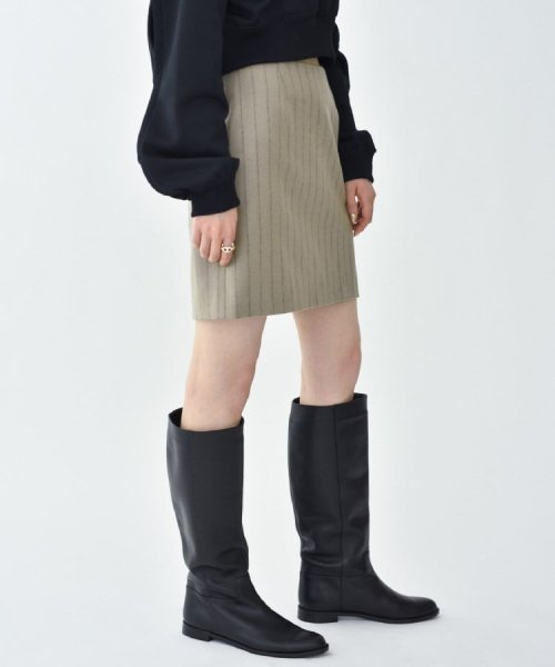 DRESSTERIOR(ドレステリア)/CODE A ｜ wool stripe mini skirt/img08
