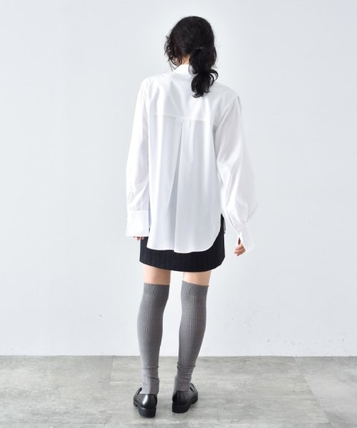 DRESSTERIOR(ドレステリア)/CODE A ｜ long point collar oversized shirt/img07