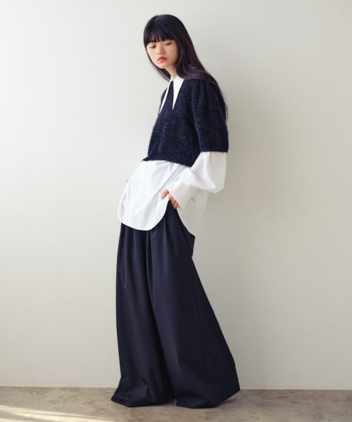 DRESSTERIOR(ドレステリア)/CODE A ｜ long point collar oversized shirt/img12
