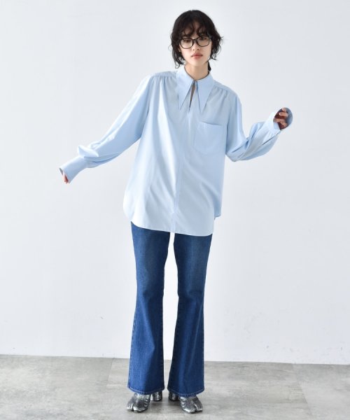 DRESSTERIOR(ドレステリア)/CODE A ｜ long point collar oversized shirt/img19