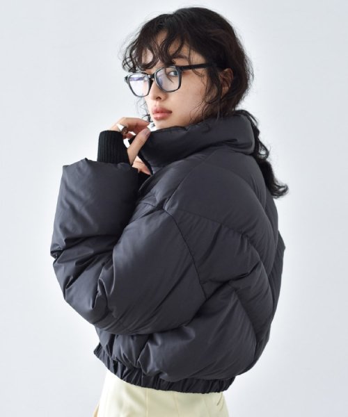 CODE A | cropped down jacket CODE