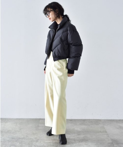CODE A | cropped down jacket CODE