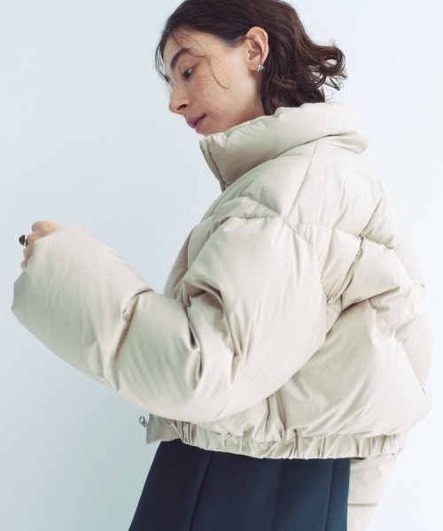 CODE A | cropped down jacket CODE