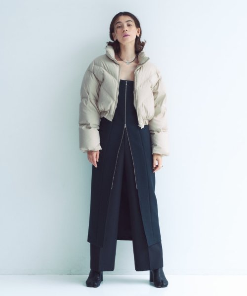 CODE A | cropped down jacket CODE