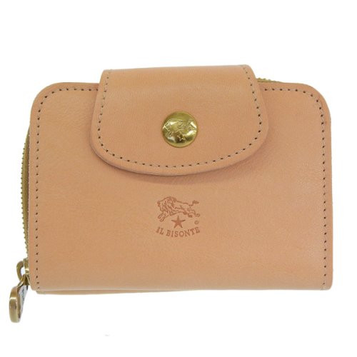 IL BISONTE イルビゾンテ キーケース 4連 二つ折り 財布 小銭入れ レザー 