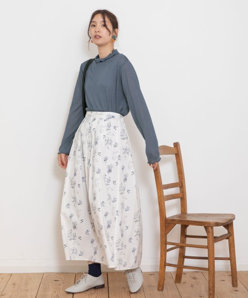 フォレスト線画プリントタックスカート 人気・おすすめ｜使いやすい・旅行におすすめ 品質保証 全国発送 日本国内発送・最短翌日お届け