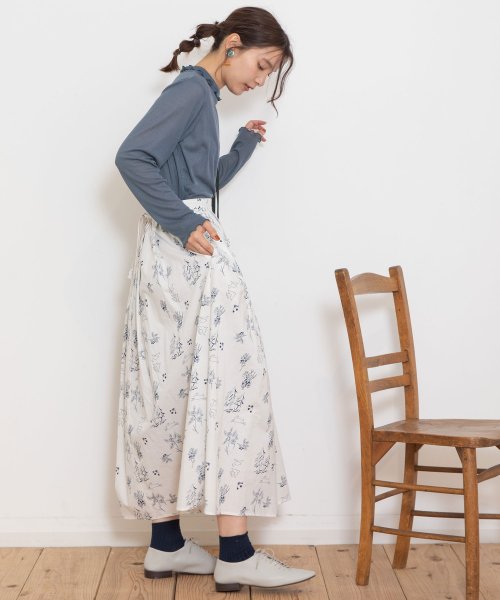 フォレスト線画プリントタックスカート 人気・おすすめ｜使いやすい・旅行におすすめ 品質保証 全国発送 日本国内発送・最短翌日お届け