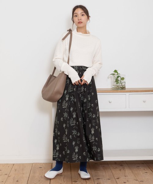 フォレスト線画プリントタックスカート 人気・おすすめ｜使いやすい・旅行におすすめ 品質保証 全国発送 日本国内発送・最短翌日お届け