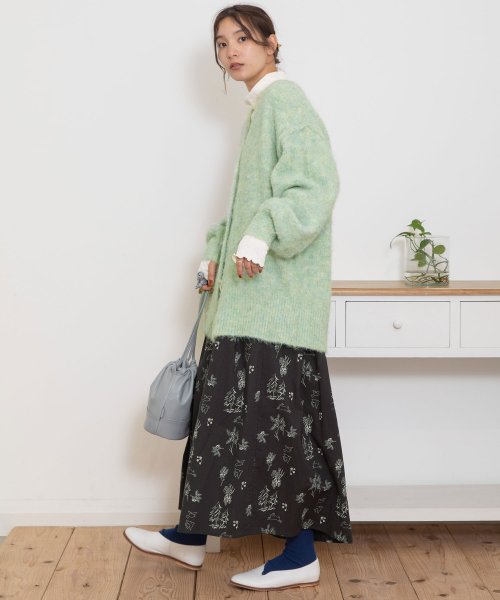 フォレスト線画プリントタックスカート 人気・おすすめ｜使いやすい・旅行におすすめ 品質保証 全国発送 日本国内発送・最短翌日お届け