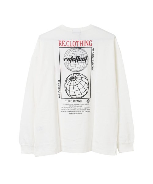 RAT EFFECT(ラット エフェクト)/RE.CLOTHINGバックプリントロングTシャツ/img19