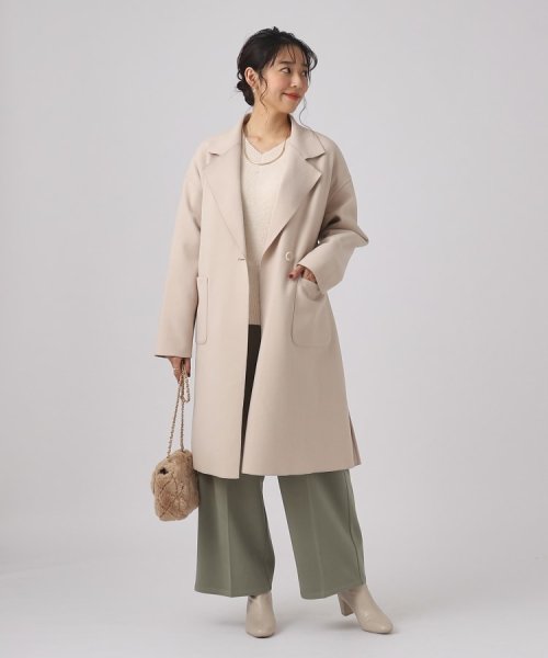 季節の変わり目にも活躍！大人上品に着られる ベルト付き着流し  