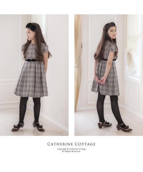 Catherine Cottage(キャサリンコテージ)/ベロアリボンとキャップスリーブのきちんとワンピース/img21
