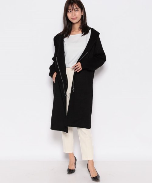 ニットドッキング フードリバーコート 