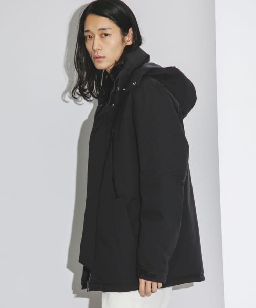 「西川ダウン(R)」フードデタッチャブルMATSUMIダウン 西川ダウン シリーズの定番モデル MATSUMI スタンドネックブルゾンとしてもお楽しみいただけるデザイン