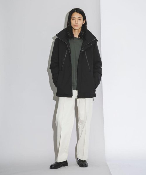 「西川ダウン(R)」フードデタッチャブルMATSUMIダウン 西川ダウン シリーズの定番モデル MATSUMI スタンドネックブルゾンとしてもお楽しみいただけるデザイン