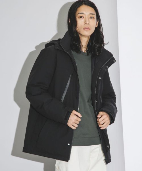 「西川ダウン(R)」フードデタッチャブルMATSUMIダウン 西川ダウン シリーズの定番モデル MATSUMI スタンドネックブルゾンとしてもお楽しみいただけるデザイン