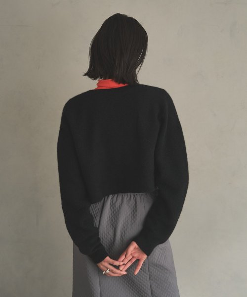 【Audrey and John Wad】FOX混ホールガーメントニットカーディガン 【Audrey Wad】FOX混ホールガーメントニットカーディガン H1484116509(11440円)