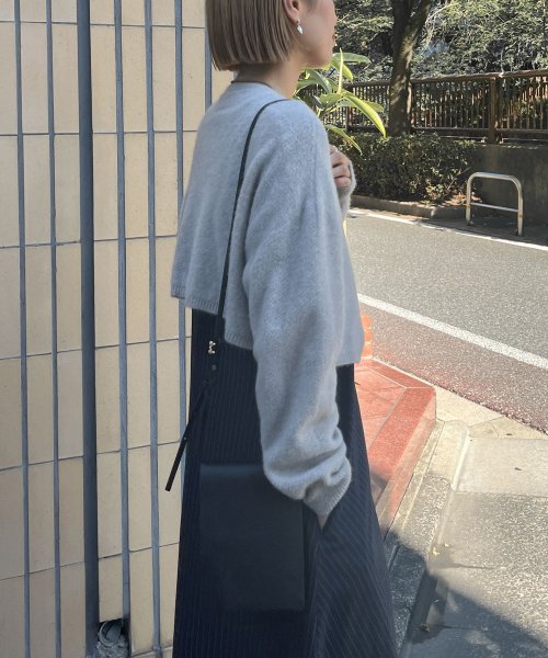 【Audrey and John Wad】FOX混ホールガーメントニットカーディガン 【Audrey Wad】FOX混ホールガーメントニットカーディガン H1484116509(11440円)