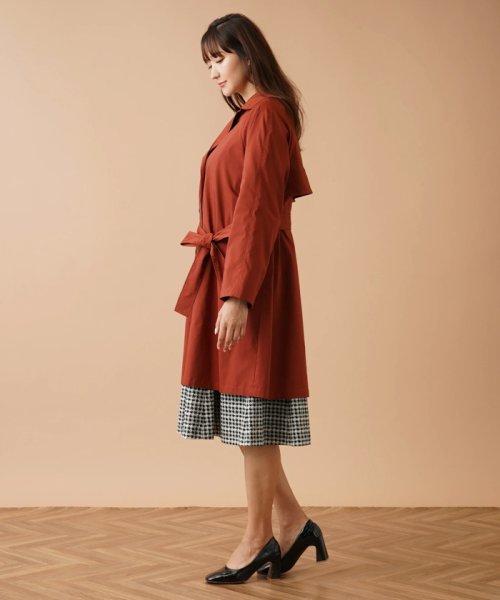 ミディ丈トレンチコート 