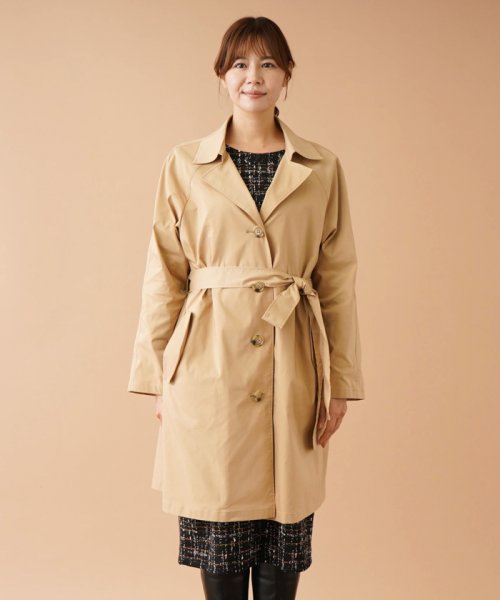 ミディ丈トレンチコート 