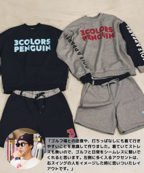 Munsingwear(マンシングウェア)/【Web限定】【ENVOY｜3Colors Penguin Logo】裏毛ジャージクルーネックスエットシャツ【アウトレット】/img07