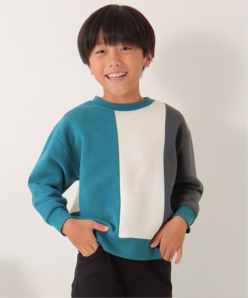 ikka kids(イッカ　キッズ)/裏起毛縦切り替えトレーナー（120〜160cm）/img17