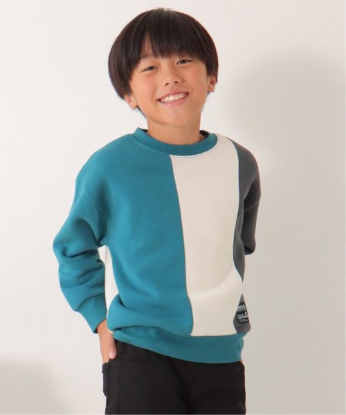 ikka kids(イッカ　キッズ)/裏起毛縦切り替えトレーナー（120〜160cm）/img18