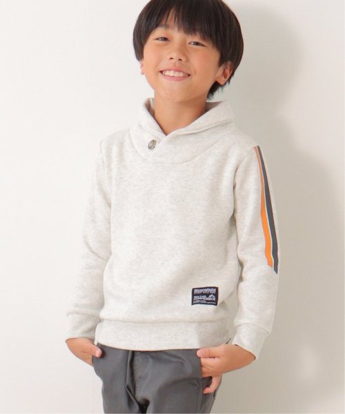 ikka kids(イッカ　キッズ)/裏起毛袖ラインショールトレーナー（120〜160cm）/img17