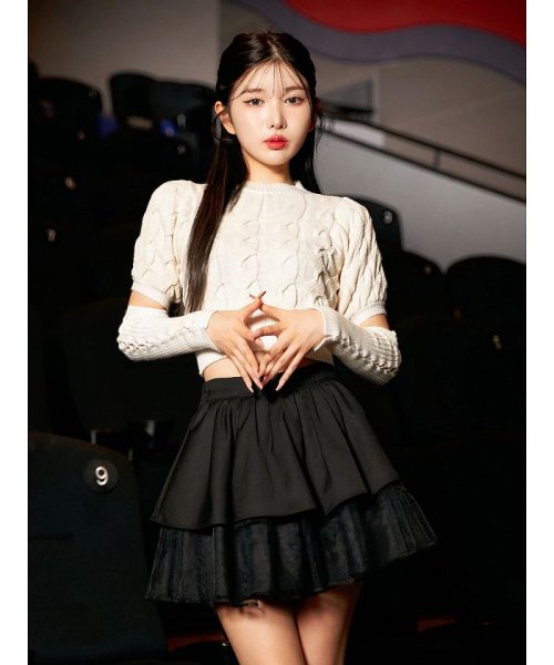 ティアードチュールミニスカート(505630249) | Darich(Darich) - MAGASEEK 