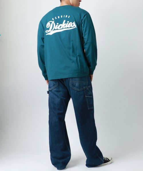 セール】【GENUINE Dickies】ディッキーズ 大きいサイズ クルーネック長袖Tシャツ ロゴ 刺繍 ロンティー ロンT 2L 3L 4L  5L(505649126) 大きいサイズのマルカワ(MARUKAWA) MAGASEEK