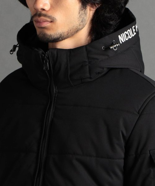 フードプリント中綿ブルゾン 