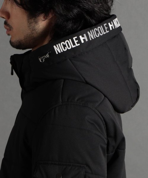 フードプリント中綿ブルゾン 