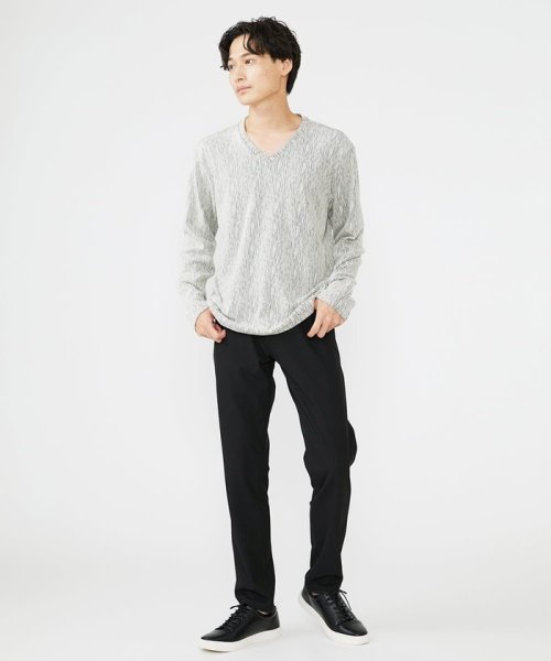 MK homme(エムケーオム)/【WEB限定】楊柳クレープカットソー/img15