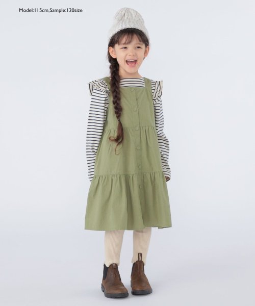 SHIPS KIDS(シップスキッズ)/SHIPS KIDS:100～130cm / オーガニック コットン フリル プルオーバー/img23