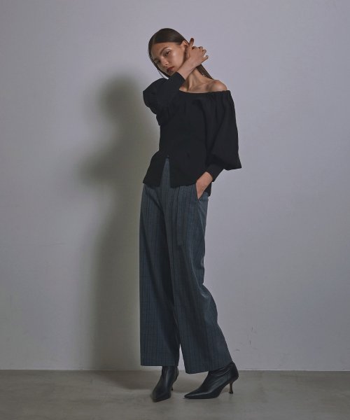 MIELI INVARIANT(ミエリ インヴァリアント)/2Way Tuck Knit Tops/img22