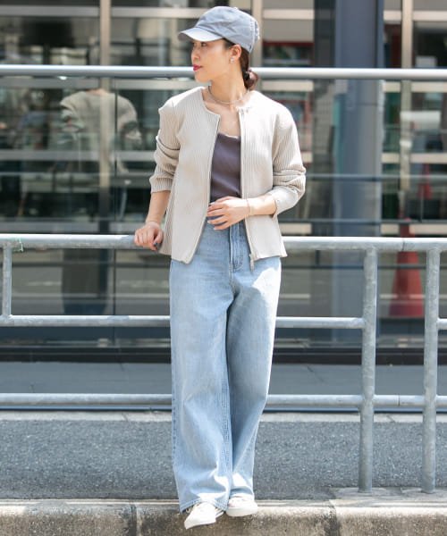 URBAN RESEARCH Sonny Label(アーバンリサーチサニーレーベル)/SLAB Rib W－zip Cardigan/img05