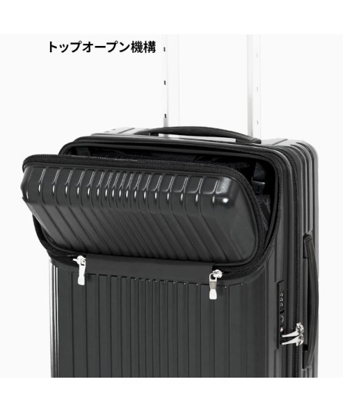 ASIA LUGGAGE(アジアラゲージ)/アジアラゲージ フィルパケ スーツケース 機内持ち込み Sサイズ フロントオープン トップオープン ストッパー 軽量 ali－6060tp－18/img04