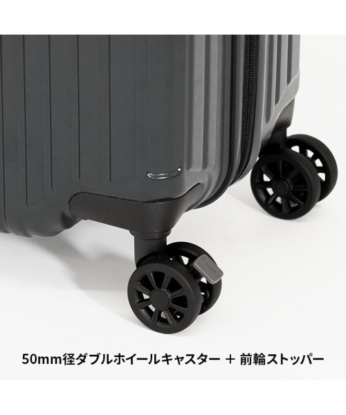 ASIA LUGGAGE(アジアラゲージ)/アジアラゲージ フィルパケ スーツケース 機内持ち込み Sサイズ フロントオープン トップオープン ストッパー 軽量 ali－6060tp－18/img05