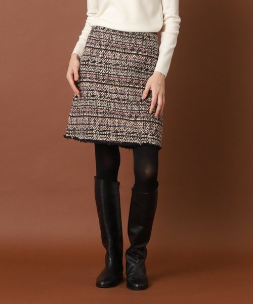 ツイードミニスカート 