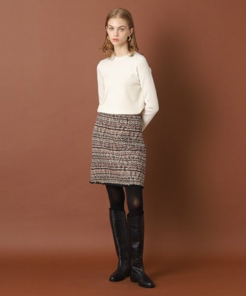 ツイードミニスカート 