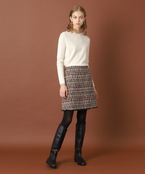 ツイードミニスカート 