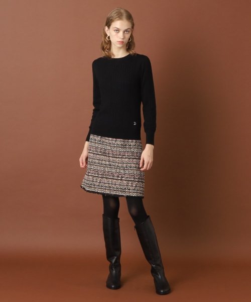 ツイードミニスカート 