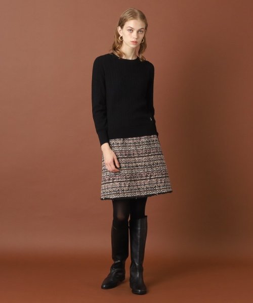 ツイードミニスカート 