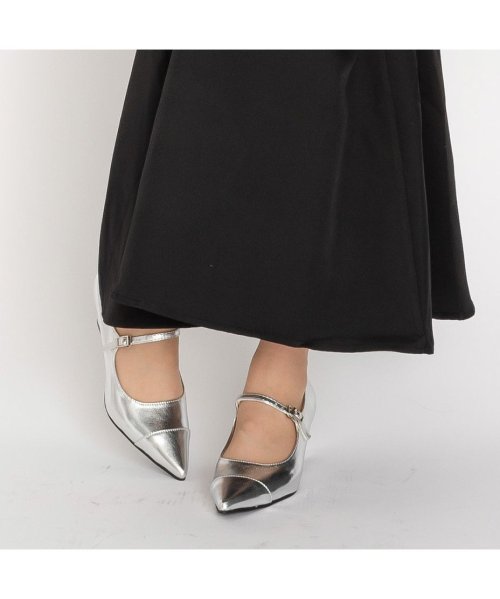 SVEC(シュベック)/パンプス ウェッジソール オフィス ストラップ 黒 歩きやすい 痛くない きれいめ レディース 結婚式 メリージェーン シューズ 靴 ポインテッドトゥ/img11