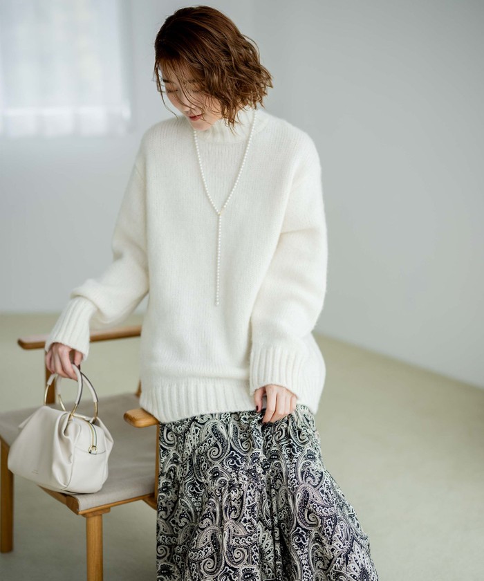 洗える】フレンチペイズリーデシン ティアードスカート(505653511