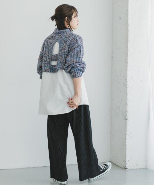 ITEMS URBANRESEARCH(アイテムズ アーバンリサーチ（レディース）)/プリーツシャーリングパンツ/img10